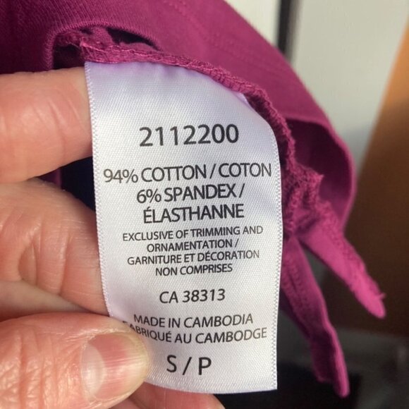 UnbrandedV-NECK purple rose tank size small - Picture 6 of 6